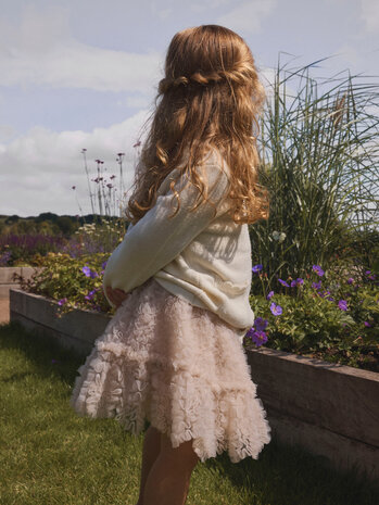 Lil ' Atelier Lil ' Atelier | NMFFAUNA TULLE SKIRT LIL | Pumice Stone
