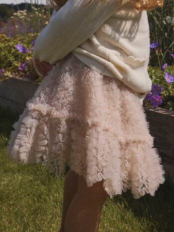Lil ' Atelier Lil ' Atelier | NMFFAUNA TULLE SKIRT LIL | Pumice Stone
