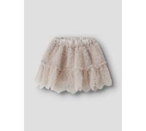Lil ' Atelier Lil ' Atelier | NMFFAUNA TULLE SKIRT LIL | Pumice Stone
