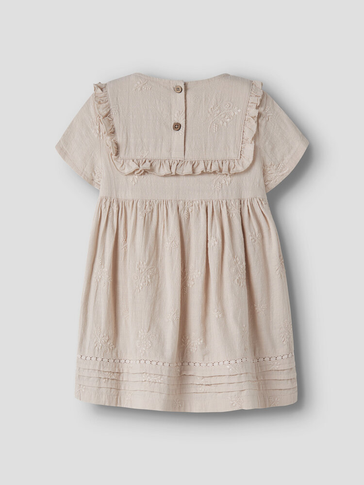 Lil ' Atelier Lil ' Atelier | NMFFERONIA SS LOOSE DRESS LIL | Pumice Stone