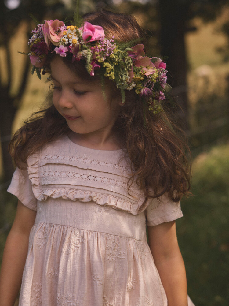 Lil ' Atelier Lil ' Atelier | NMFFERONIA SS LOOSE DRESS LIL | Pumice Stone