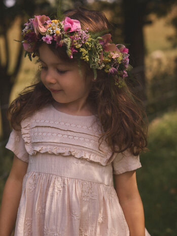 Lil ' Atelier Lil ' Atelier | NMFFERONIA SS LOOSE DRESS LIL | Pumice Stone