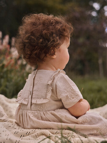 Lil ' Atelier Lil ' Atelier | NBFFERONIA SS LOOSE BODY DRESS LIL | Pumice Stone