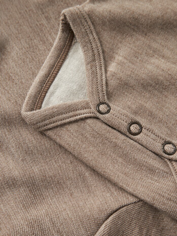 Lil ' Atelier Lil ' Atelier | NBNNILO WO/MO LS SLIM BODY LIL | Sepia Tint MELANGE