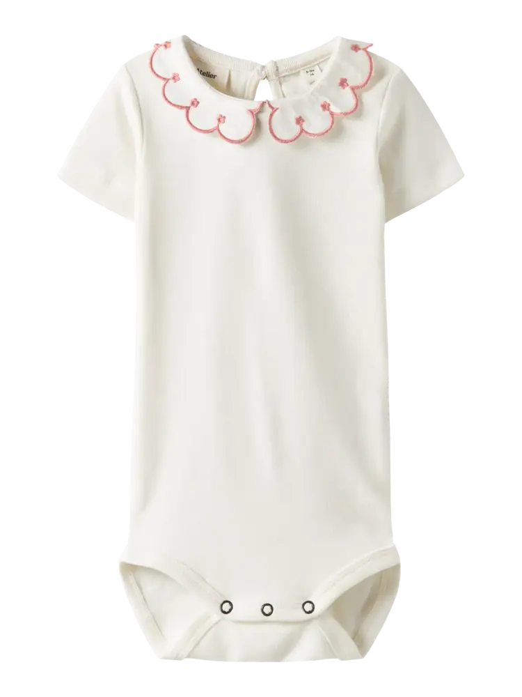 Lil ' Atelier Lil ' Atelier | NBFFUNDO SS SLIM BODY LIL | Coconut Milk ROSE TAN