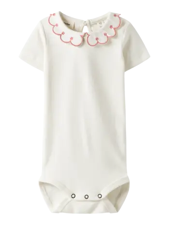 Lil ' Atelier Lil ' Atelier | NBFFUNDO SS SLIM BODY LIL | Coconut Milk ROSE TAN