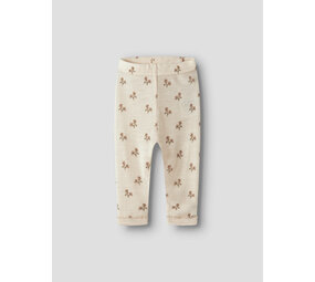 Lil ' Atelier Lil ' Atelier | NBFNALU WO/MO SLIM LEGGING LIL NOOS | Turtledove FLOWER
