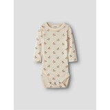 Lil ' Atelier Lil ' Atelier | NBFNALU LS WO/MO SLIM BODY LIL NOOS | Turtledove FLOWER Lil ' Atelier Lil ' Atelier | NBFNALU LS WO/MO SLIM BODY LIL NOOS | Turtledove FLOWER