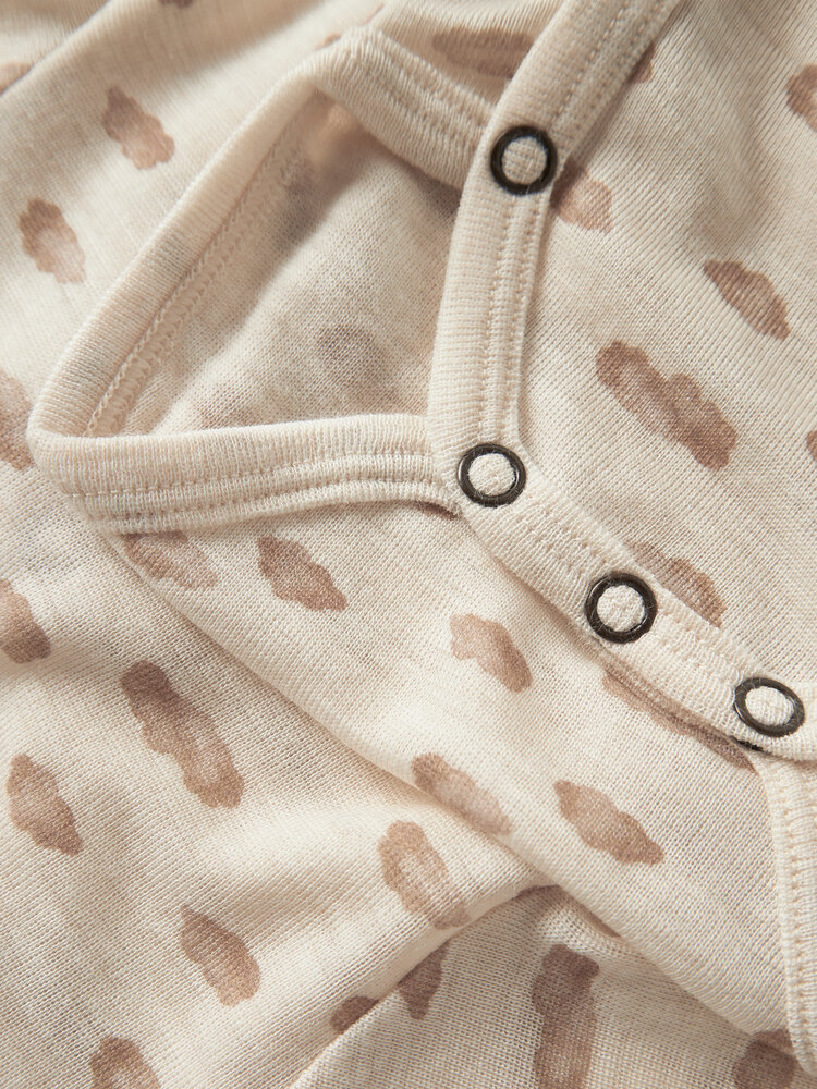 Lil ' Atelier Lil ' Atelier | NBNNALU WO/MO LS SLIM WRAP BODY LIL | Turtledove CLOUD
