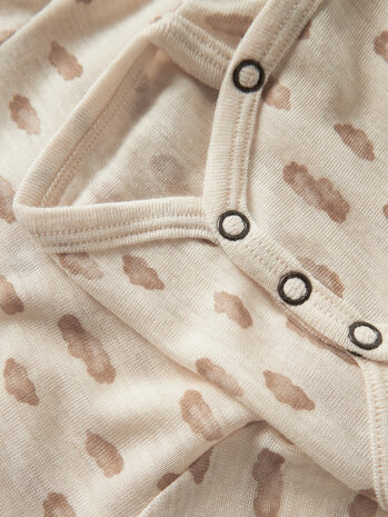 Lil ' Atelier Lil ' Atelier | NBNNALU WO/MO LS SLIM WRAP BODY LIL | Turtledove CLOUD