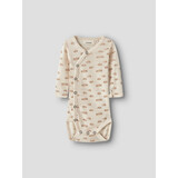 Lil ' Atelier Lil ' Atelier | NBNNALU WO/MO LS SLIM WRAP BODY LIL | Turtledove CLOUD