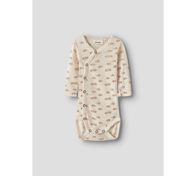 Lil ' Atelier Lil ' Atelier | NBNNALU WO/MO LS SLIM WRAP BODY LIL | Turtledove CLOUD