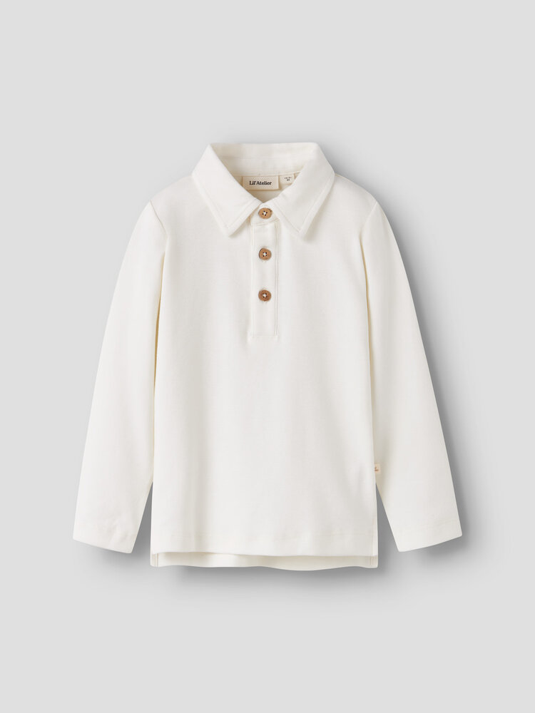 Lil ' Atelier Lil ' Atelier | NMMFUNDO LS SLIM TOP LIL | Coconut Milk