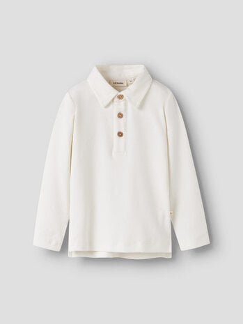 Lil ' Atelier Lil ' Atelier | NMMFUNDO LS SLIM TOP LIL | Coconut Milk