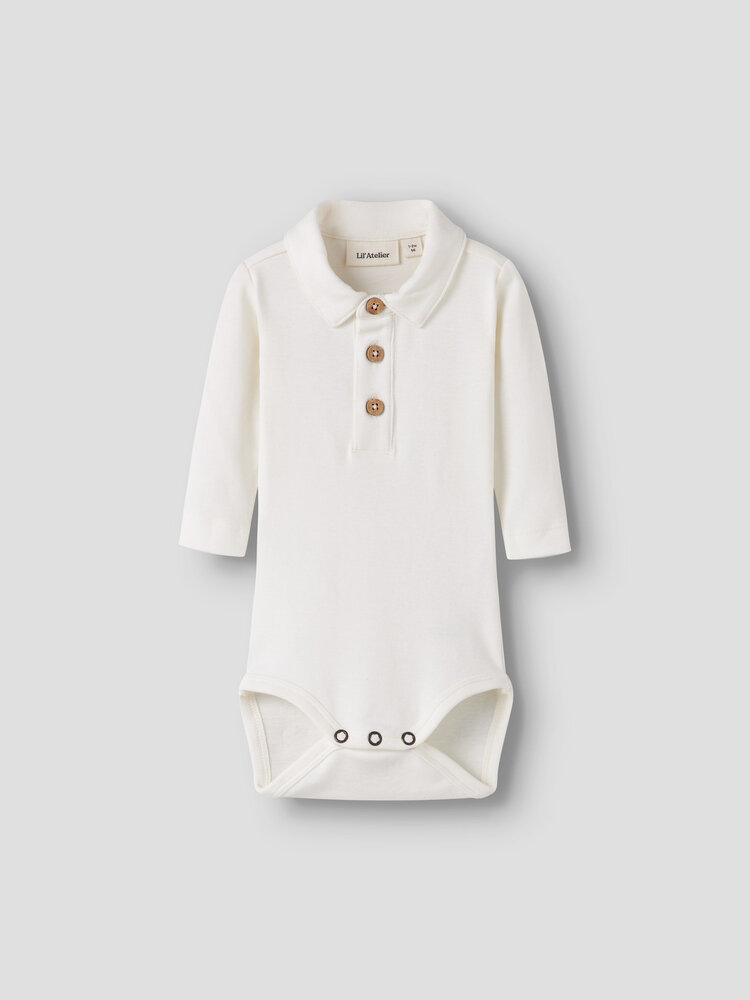 Lil ' Atelier Lil ' Atelier | NBMFUNDO LS SLIM BODY LIL | Coconut Milk