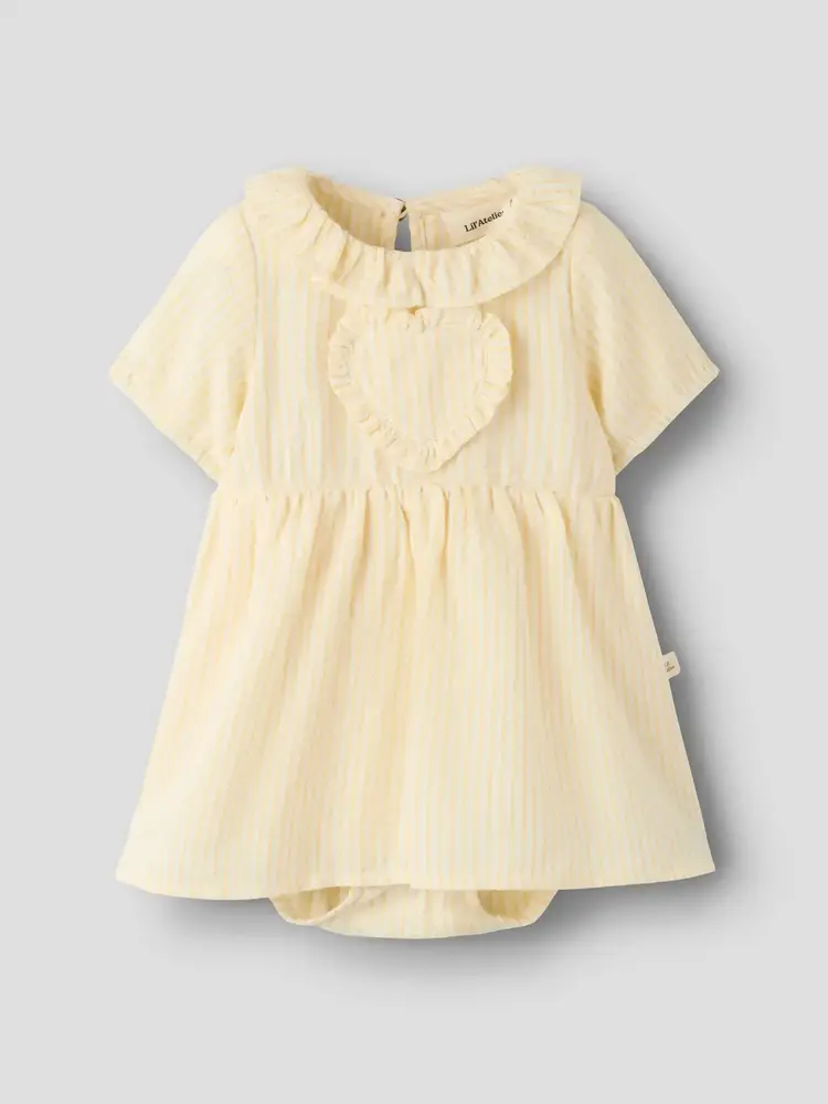 Lil ' Atelier Lil'Atelier | NBFFOLLY SS BODY DRESS LIL | Coconut Milk SAHARA SUN