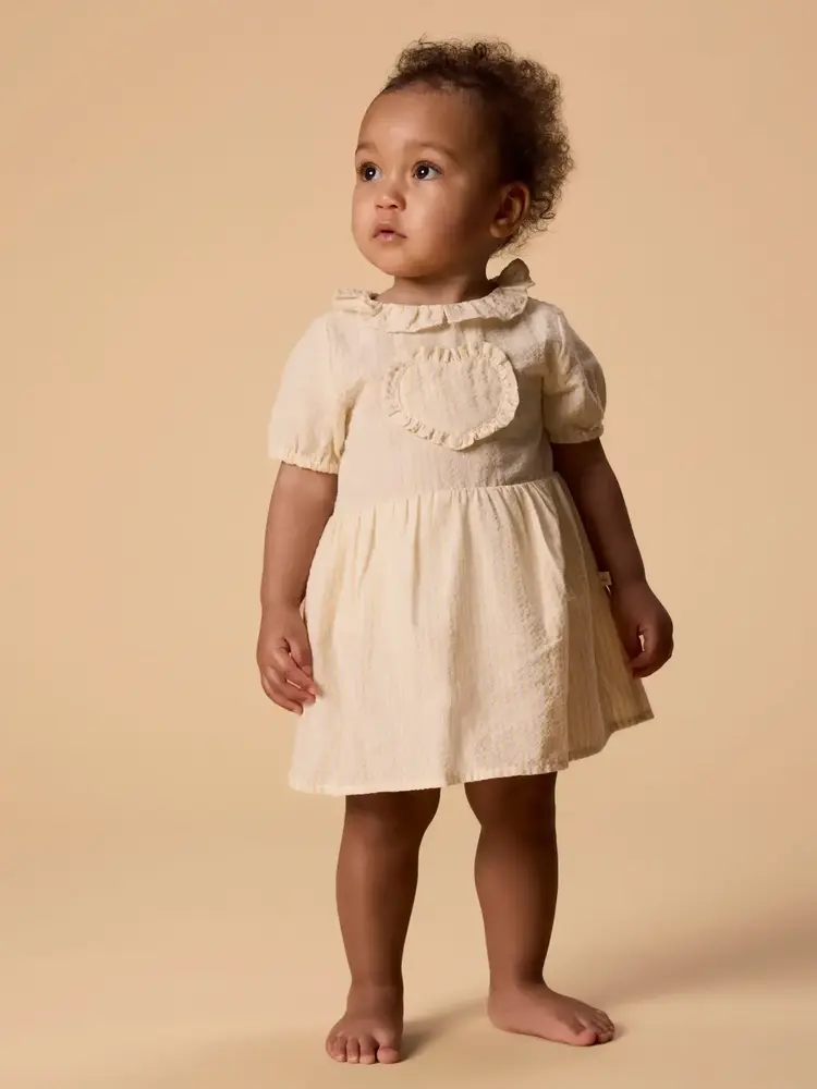 Lil ' Atelier Lil'Atelier | NBFFOLLY SS BODY DRESS LIL | Coconut Milk SAHARA SUN