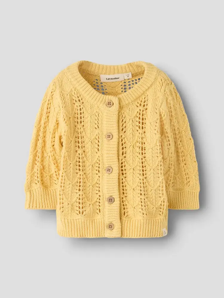 Lil ' Atelier Lil'Atelier | NBFFEA LS KNIT CARD LIL | Sahara Sun