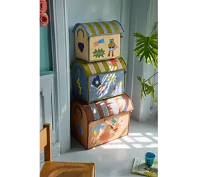 Rice Everyday Magic Rice | Groot Raffia Opberghuis | Blauw | Hero Theme