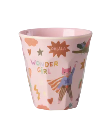 Rice Everyday Magic Rice | Melamine cup Hero Pink print | Medium 250ml