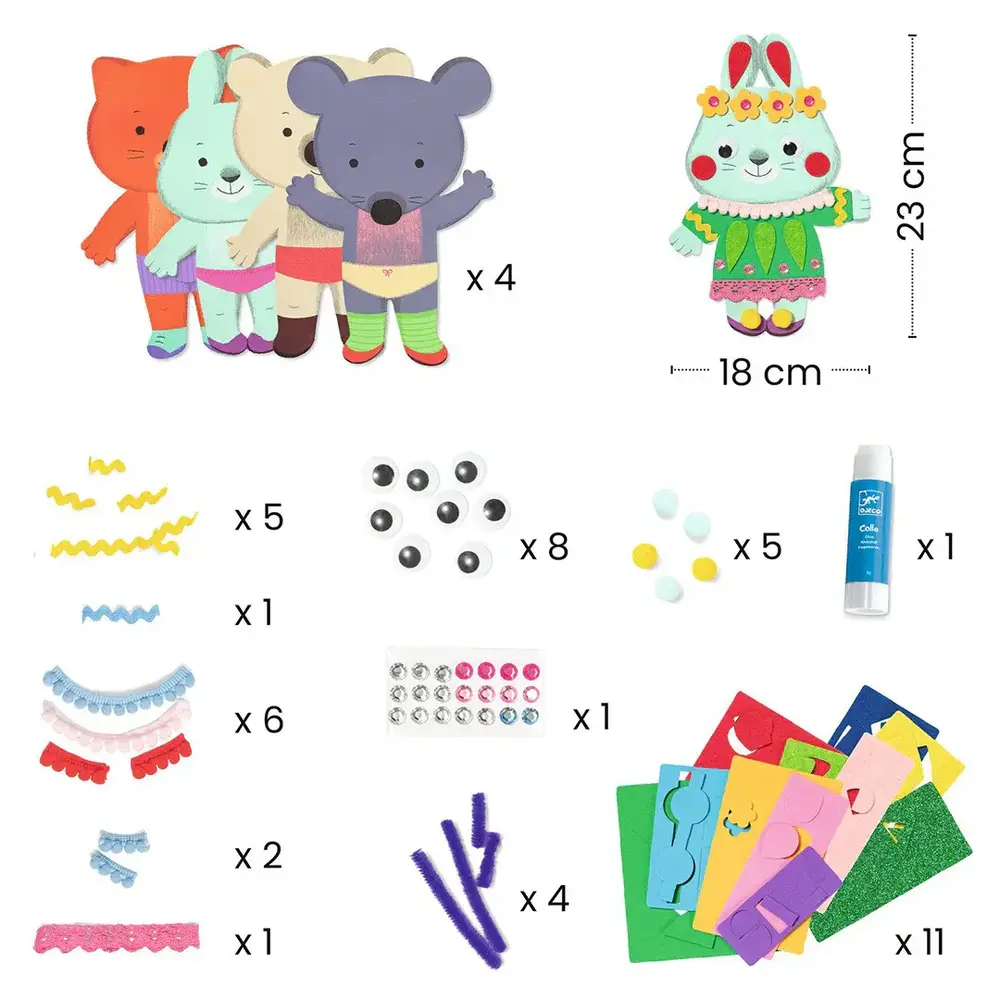 Djeco DJeco | Knutseldoos | Little Sweethearts