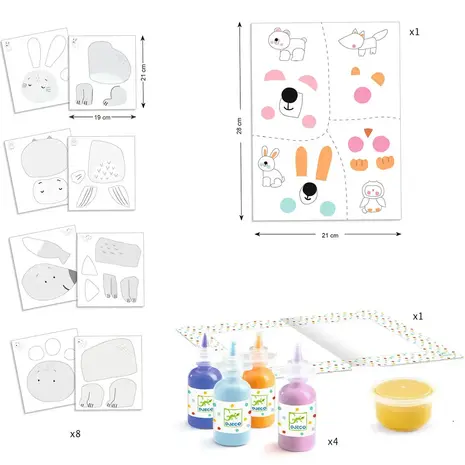 Djeco Djeco | Knutselset | Vingerverf