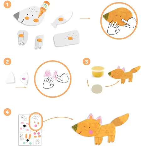 Djeco Djeco | Knutselset | Vingerverf