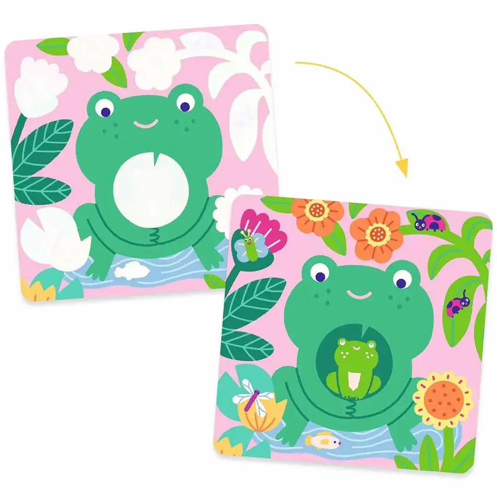 Djeco Djeco | Magische kleurplaten | Baby dieren uit de tuin