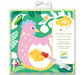 Djeco Djeco | Magische kleurplaten | Baby dieren uit de tuin