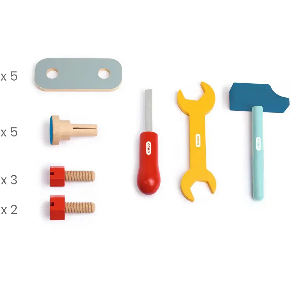 Djeco Djeco | Kinderwerkbank tafelmodel Bricotoo