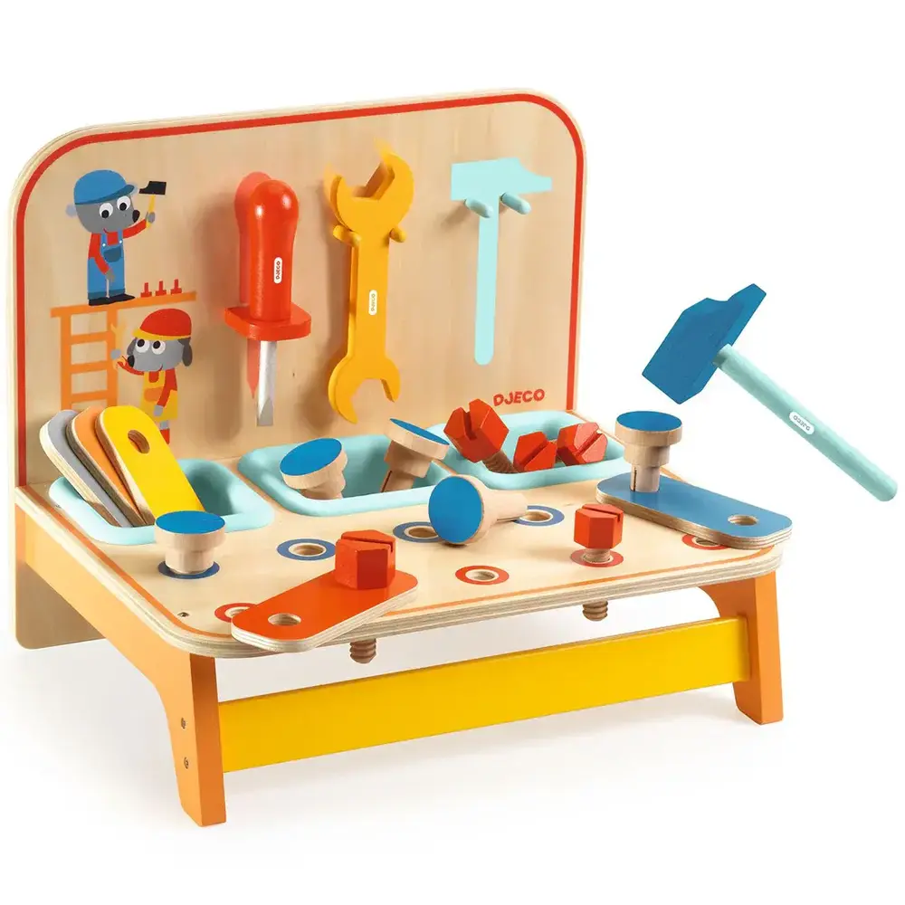 Djeco Djeco | Kinderwerkbank tafelmodel Bricotoo