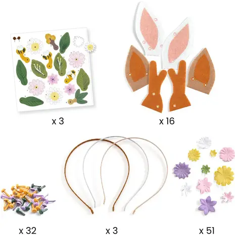 Djeco Djeco | Knutselset DIY | Diadeem maken | Flower Friends