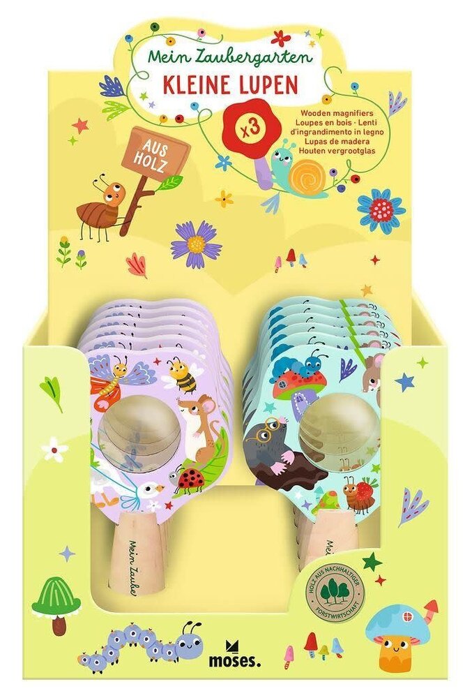Moses Moses | Mijn tovertuin houten loep 8 cm