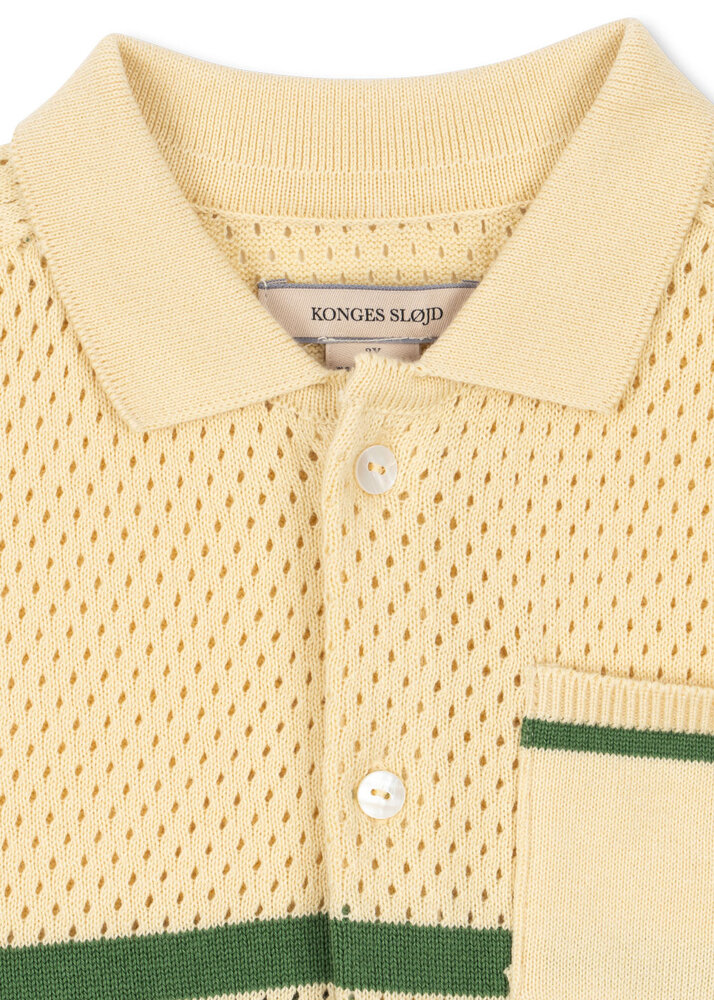 Konges Sløjd Konges Sløjd | Hai Knit Shirt Gots  | Banana Crepe