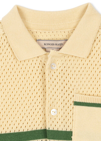 Konges Sløjd Konges Sløjd | Hai Knit Shirt Gots  | Banana Crepe