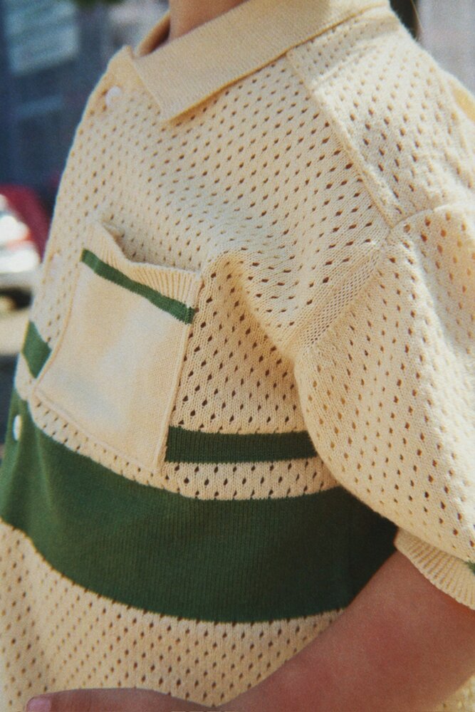 Konges Sløjd Konges Sløjd | Hai Knit Shirt Gots  | Banana Crepe