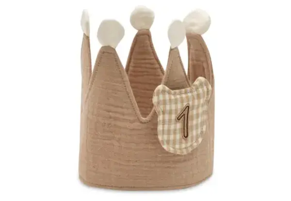 Jollein Jollein | Verjaardagskroon met cijfers | Party Collection | Teddy Bear