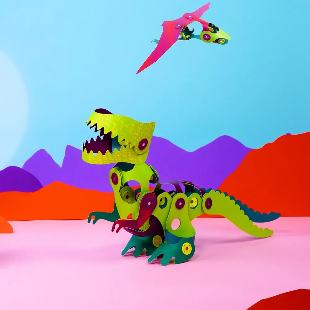 Clixo Clixo | Dino Series | Dino Adventure Pack 36 pc