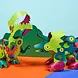 Clixo Clixo | Dino Series | Dino Adventure Pack 36 pc