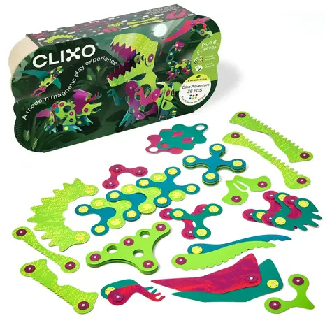 Clixo Clixo | Dino Series | Dino Adventure Pack 36 pc