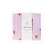 Studio Noos Studio Noos | Swaddle Print Medium | Purple Hearts