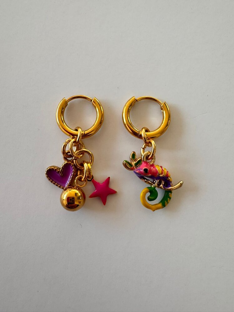 By Melo By Melo | Oorbellen kameleon