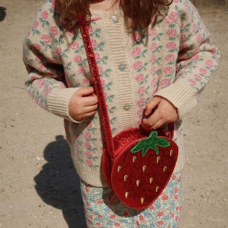 Konges Sløjd Konges Sløjd | Tut Strawberry Shoulder Bag | Barbados Cherry