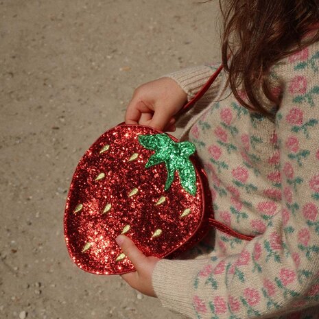 Konges Sløjd Konges Sløjd | Tut Strawberry Shoulder Bag | Barbados Cherry