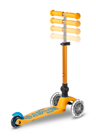 Micro Step Micro Step | Mini Micro Step Deluxe Inklapbaar LED | Abrikoos Limited Edition