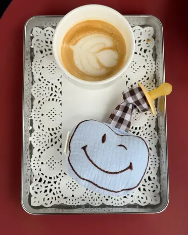 Atelier Pomme Atelier Pomme | Pacifier Cloth | Pomme | Dreamy Blue