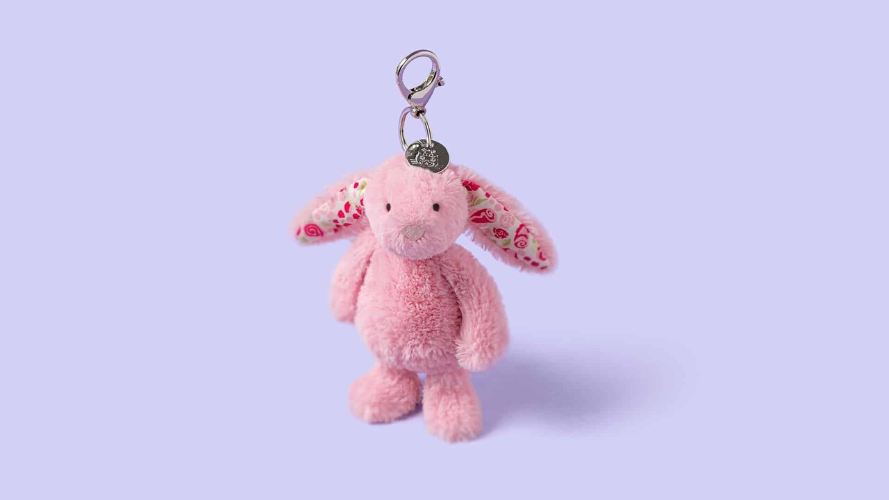Jellycat Jellycat | Blushkin Blossom Bunny Bag Charm
