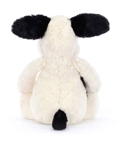 Jellycat Jellycat | Bashful Rufferty Black & Cream Puppy Original | Medium
