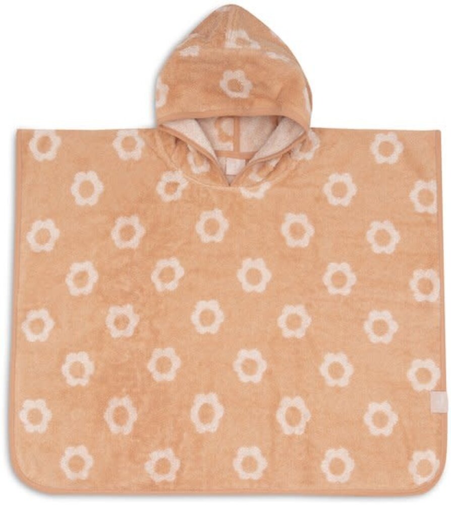 Jollein Jollein |  Badponcho Badstof Flower Reversible