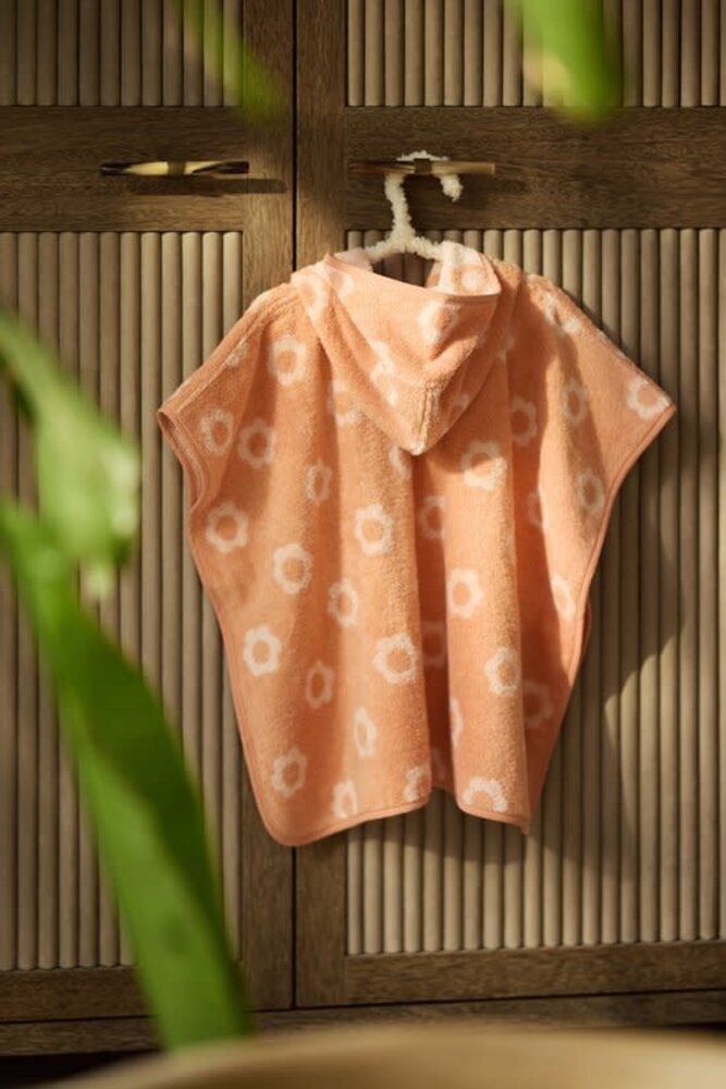 Jollein Jollein |  Badponcho Badstof Flower Reversible